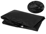 210D Black Cart Cover Waterproof Rainproof Dustproof Cover for Golf Cart Home Supplies V1294-YM0901-3117200104511