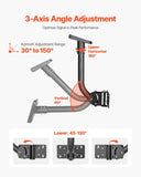VEVOR Starlink Gen 3 Mount Adjustable Wall Mounting Standard Gen 3 Pipe Kit V952-QMAZKSDXLTXZ217CR001V0
