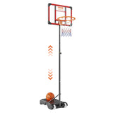 VEVOR Basketball Hoop, 5-7 ft Adjustable Height Portable Backboard System, 28 inch Basketball Hoop & V952-LQK28CKWDJ00OP5HTV0