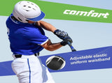 12 Pcs Baseball Belts Softball Belts Bulk for Adult and Youth Adjustable V1258-DP02-C-1371