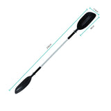 2.2M Kayak Paddle - Curved Blade Position Shift Oar Aluminium Shaft V238-SUPDZ-40026793541712