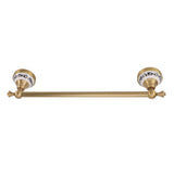 40.5cm Bathroom Towel Bar Copper Bath Towel Rack Single Towel Bar Wall Mounted Towel Holder European V1294-YM0706-3112230063512