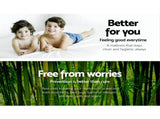 Bamboo Mattress Protector 180 x 200 35 cm, Breathable Fitted Waterproof Cover V1188-MS-617-052