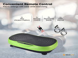 Social Hike 55cm Vibration Plate Machine Full Body Exercise Platform 200W Green V238-SUPDZ-42099485868112