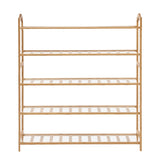 Levede Bamboo Shoe Rack Storage Wooden EA0222-80-5