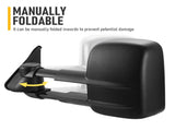 Front Pair Extendable Towing Mirrors Fit for Nissan Patrol GU/Y61 1997-2016 Manual Foldable Split V985-TOWINGMIRRORSNS