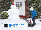 Lightweight Black Metal Snow Shovel with Handle for Efficient Snow Removal and Shovelling V1366-AZ2-W-21552