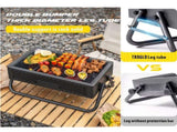 Portable Charcoal Grill with Foldable Legs & Stainless Steel Grate Compact Outdoor BBQ for V1107-CS-HWTKL