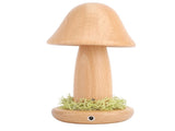 Mushroom Lamp Rechargeable Stepless Dimmable 3 Color Temperature Cordless Solid Wood 150&deg Rotatable V1294-YM0901-3119240147411
