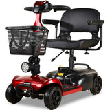 EQUIPMED FreeLite Mid-Sized Foldable Electric Mobility Scooter, Lithium Battery, Long Range and V219-HMBMSCEQ4LRA