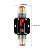 Two sets of manual reset car speaker fuse holder 150A overload for inverter and audio system V1366-AZ2-W-13423
