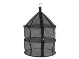 Drying Rack 3 Layers Folding Fish Mesh Foldable Hanging Drying Fish Net for Fish Fruit Vegetables V1294-YM0901-3117240229411