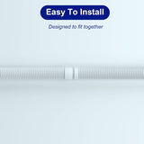 Vacuum Hose/Replacement Pool Hose -1.5 8 Hoses for Pool,Spa White V1259-DP01-A-4351