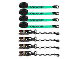 Wheel Chock Tie-Down Kit, Tire-Style Tow Dolly Strap, Car Tie Down Kit with Heavy-Duty Hook, Break V952-CLJGTJ2LTXZXMFDY9001V0