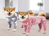 Bobasndm Turtleneck Dog Clothes,Autumn Winter Dog Jumpsuit Coat,Winter Soft Warm Flannel V1189-WXFWAL-20260319-01051