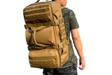 3-in-1 Duffle Bag Messenger Pack Military Tactical Backpack -Khaki V1308-DSZKI-864-3