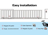 LockMaster Automatic Sliding Gate Opener Kit Keypad 4M 1200KG GO-SGO-DSR1200-AC-172-RX2