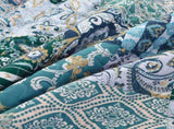 Exquisite Regal Purple 3 Pc Bedspread & Pillow Cover Set V745-MAC090438Q13U