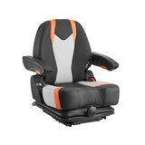 VEVOR Universal Forklift Seat Fold Down Tractor Suspension Seat Adjustable Back V952-CCZYCGKAQDFSE1JQDV0