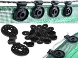 100 Pcs Clips for Shade Cloth Shading Net Clips of Anti-UV Treated for Brise Vue Clips of V1237-MS-626-353