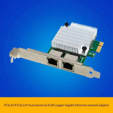 Gigabit Ethernet Network Card Dual Port Network Adapter 1000Mbps High-Speed LAN Network Card for V1369-AZ3-W-11284