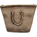 Handbag Planter w Hole Plug 26cm V637-49474BAG