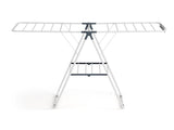 Artiss 2 Tier Clothes Rack Airer Foldable 139CM White HANGER-B-04-FLD-WH