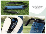 Everfit Golf Stand Bag Lightweight Sunday Pitch And Putt Bag Blue GOLF-B-BAG-LIGHT-A-BL