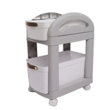 Thickened Enlarged Basket Shelf Cart Multi Layers Storage Rack Removable Floor Standing Multi Layer V1294-YM0901-3117230267311