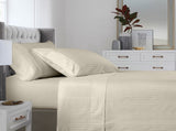 KENSINGTON 1200TC COTTON SHEET SET IN STRIPE-QUEEN - SAND ABM-202135