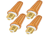 4Pcs LED Corn Light Bulb E27 17W 3200LM Bulb for Indoor Warehouse Basement WorkshopWarm White V1294-YM0901-3119210136312