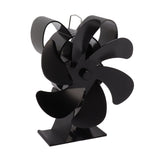 6 Blade Heat Powered Stove Fan for Wood Fireplace Chimney Fireplace Fan Increases Warm Air Silent V1294-YM0706-3114230098311