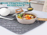 Sink Protectors for Kitchen, 26''x 14'' Silicone Mat, Heat-resistant Easy-Clean Kitchen V1366-AZ2-W-04630
