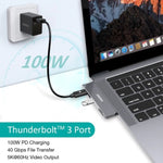 CHOETECH HUB-M14 USB-C 7 in 1 Expand Docking Station Hub for MacBook Pro V28-ELECHOHUBM14