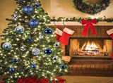 44ct Blue Silver Christmas Ball Ornaments - Bulk Glitter Hanging Decor Set with Large & Mini Sizes V1366-AZ2-W-16588