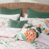 Bianca Sidney Blush Printed Floral Bedspread Set King V442-BCA-BEDSPREAD-SIDNEY-BLUSH-KI