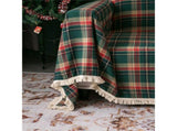 Plaid Couch Cover Checkered Sofa Covers Decorations Green and Red Grid Couch Cover for Farmhouse V1192-AZ-W-8379