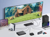 Simplecom CM317 7-Port HDMI 2.0 Switch with Remote 7 IN 1 OUT Splitter HDCP 2.2 4K60Hz V28-SIMCM317