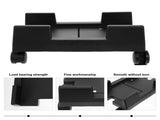 Black ABS Adjustable Computer Tower Stand with Heat Dissipation for Home and Office Use V1370-AZ4-10743