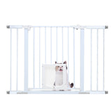 Alston 76cm Tall Baby Pet Security Gate Safety Adjustable Width with Cat Door for House Doorways V985-CATDOORGATE
