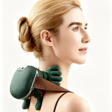 USB Heated Neck, Shoulder, and Back Massager 6D Simulated Human-Hand Deep Kneading Technology, V1232-SZAMY001