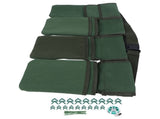 Gardening Tools Set Green Waist Bag Plant Support Clips Adjustable Cable Ties Kit V1294-YM0721-3111210041311