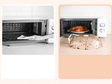 Geometric Microwave Splatter Cover Food Plate Lid with Steam Vents Handle Dustproof for Tray Pan V1294-YM0716-3117220110612