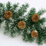 Christabelle 2.74m Christmas Garland Yuletide with LED Lights Tree Decoration Ornament GLD-SJ3-9FT