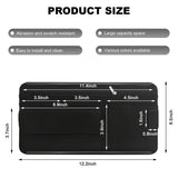 Car Sun Visor Organizer, Soft Leather Surface Eyeglasses Note Card Holder Car Storage Bag, V1192-AZ-W-3083