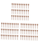 Wooden Honey Dipper Stirring Spoon Eco-Friendly and Safe 90Pcs V1366-AZ2-W-13578