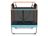 Everfit 6FT Trampoline Kids Rectangle Trampoline w/ Swing Enclosure Safety Net Orange TRAMPO-C-R6-BLOR