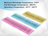 1500 PCS Heat Shrink Butt Connectors, 16-14 AWG 22-16 AWG 12-10 AWG Waterproof Electrical Insulated V1258-DP02-C-1030