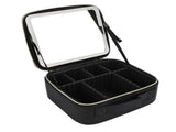 Portable LED Makeup Multipurpose Stylish Large Capacity 3 Color Lights Dimmable Travel Makeup V1294-YM0901-3119240076111