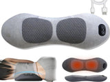 Triple Fusion Back Massager, 3-in-1 Electric Lumbar Support Pillow Heat, Vibration & Air Traction, V1107-110-96745-LTG